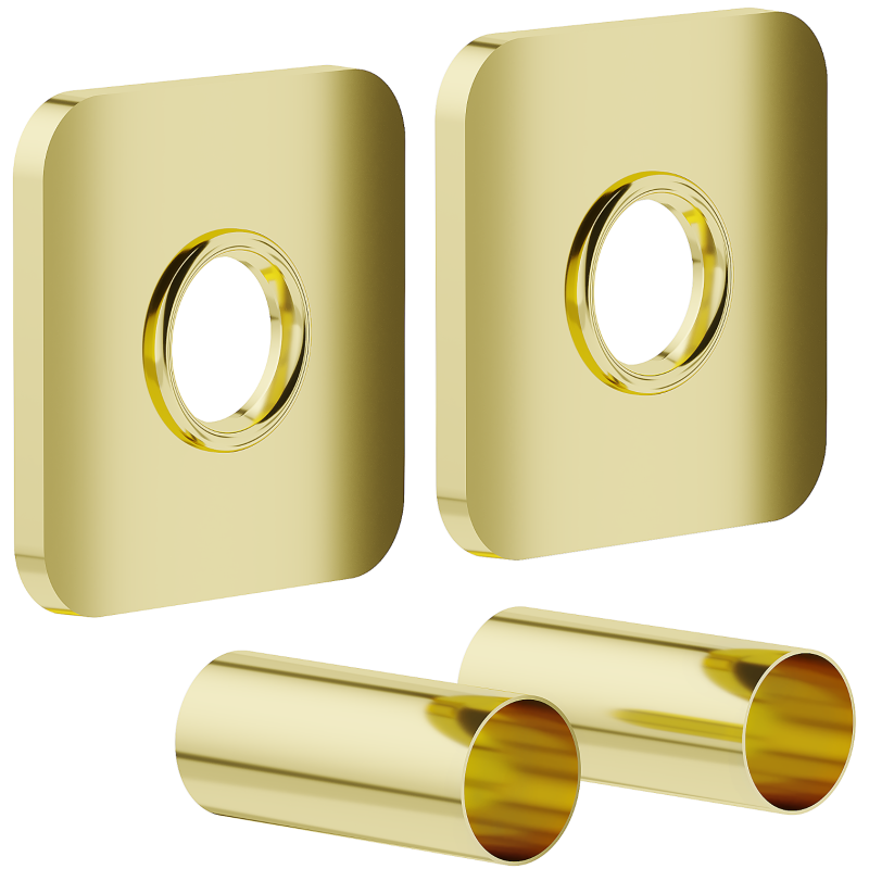 Mexen Uni-Term Einzelnes Abdeckset für Heizkörper, gold - W909-000-50