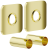 Mexen S ensemble de masquage simple pour radiateur, doré - W909-000-50