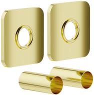 Mexen S enkele afdekkap set voor radiator, goud - W909-000-50