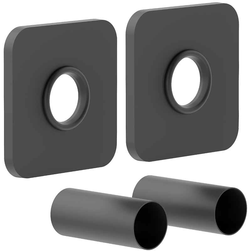 Mexen 1S vienkāršs maskējošais komplekts radiatoram, antracīta krāsā - W909-000-66