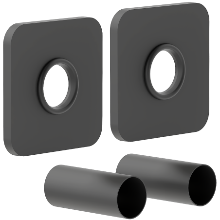 Mexen Uni-Term S vienots maskēšanas komplekts radiatoram, antracīts - W909-000-66