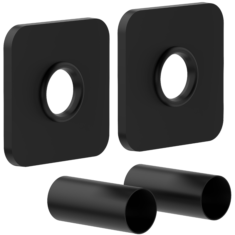 Mexen Uni-Term S conjunto de cobertura único para radiador, preto - W909-000-70