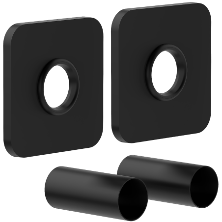 Mexen Uni-Term Set singolo di elementi per radiatore, nero - W909-000-70