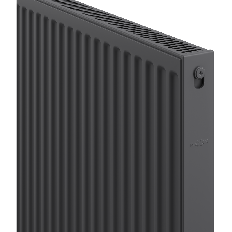 Mexen C11 panel radiator 600 x 1100 mm, side connection, 1027 W, anthracite - W411-060-110-66