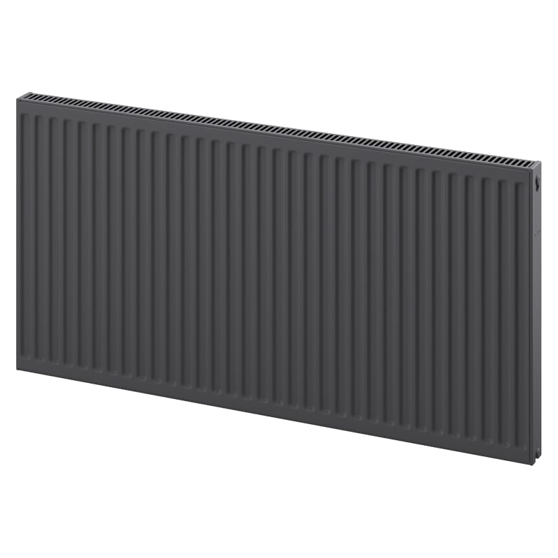 Mexen C11 paneelradiator 600 x 1200 mm, zij aansluiting, 1120 W, antraciet - W411-060-120-66