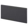 Mexen C11 paneelradiator 600 x 1200 mm, zij aansluiting, 1120 W, antraciet - W411-060-120-66