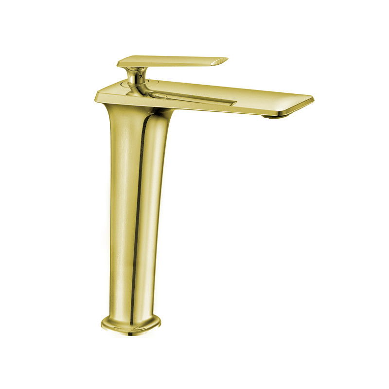 Mexen Purus grifo de lavabo alto, dorado - 745810-50