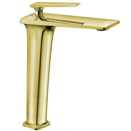 Mexen Purus grifo de lavabo alto, dorado - 745810-50