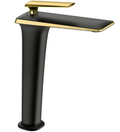 Mexen Purus hohe Waschtischarmatur, schwarz/gold - 745810-75