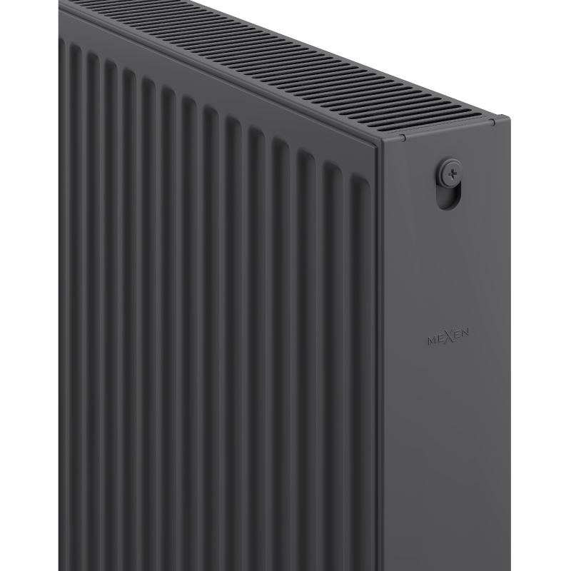 Mexen C22 radiateur à panneau 400 x 3000 mm, connexion latérale, 3556 W, anthracite - W422-040-300-66
