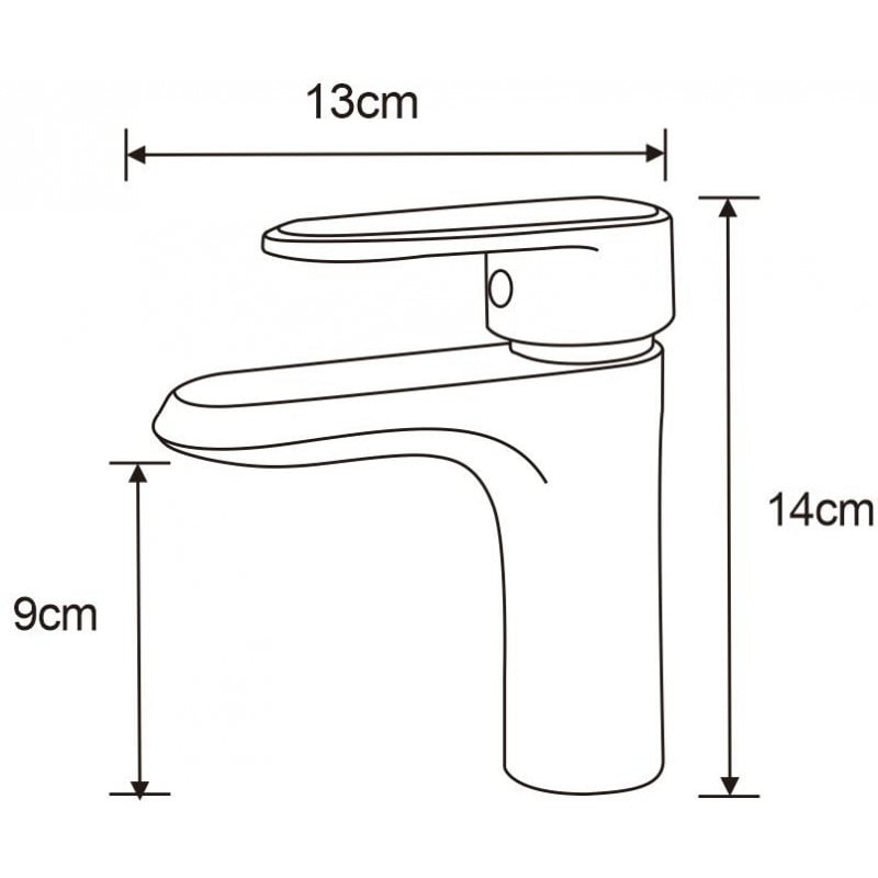 Mexen Alda washbasin tap, chrome - 746100-00