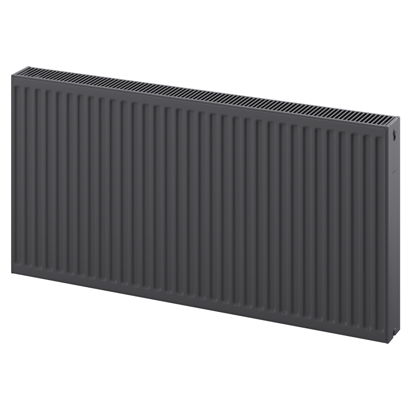 Mexen C22 paneelradiator 600 x 1200 mm, zij aansluiting, 1983 W, antraciet - W422-060-120-66