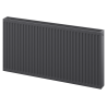 Mexen C22 paneelradiator 600 x 1200 mm, zij aansluiting, 1983 W, antraciet - W422-060-120-66