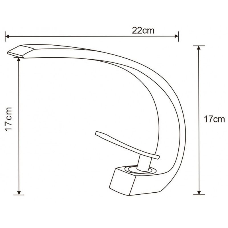 Mexen Lupus rubinetto per lavabo, oro - 746200-50