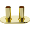 Mexen 2R conjunto de acabamento duplo para radiador, dourado - W905-000-50