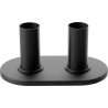Mexen R double masking set for radiator, black - W905-000-70