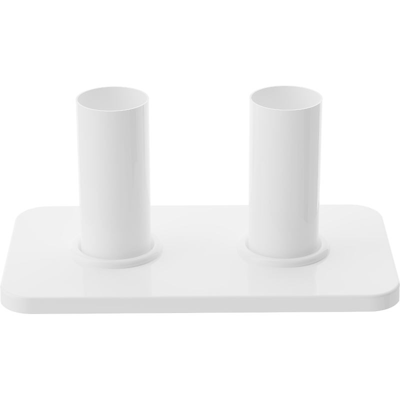 Mexen Uni-Term Double Concealment Set for Radiator, White - W910-000-20