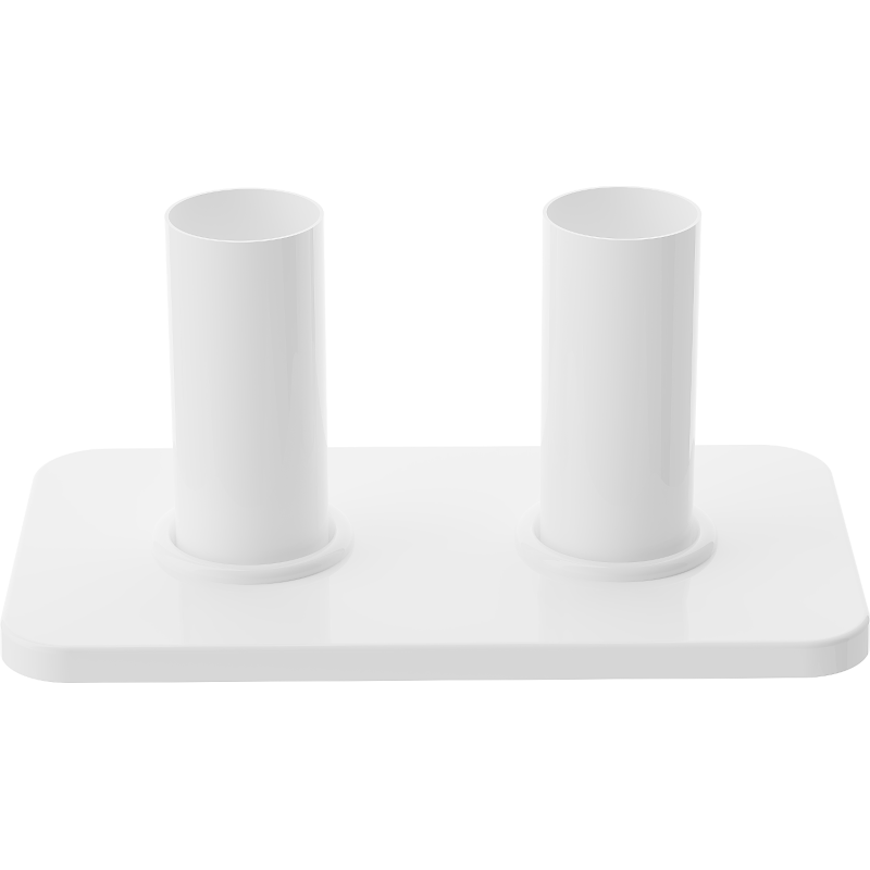 Mexen Uni-Term Dubbel wit camouflageset voor radiator - W910-000-20