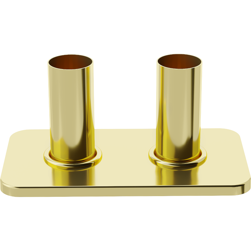 Mexen Uni-Term Double Concealment Set for Radiator, Gold - W910-000-50