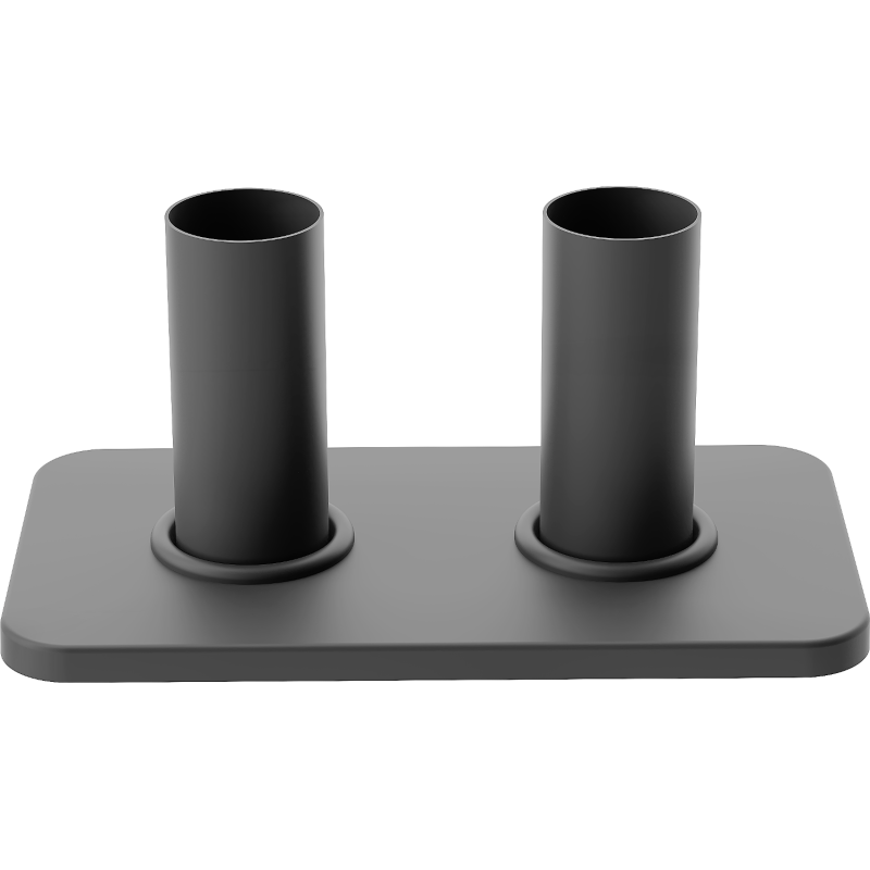 Mexen Uni-Term S duebelt Verkleedungsset fir Heizkierper, Antrazit - W910-000-66