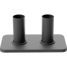 Mexen S zestaw maskujący podwójny do grzejnika, antracyt - W910-000-66