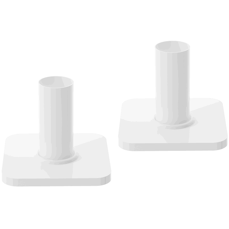 Mexen Uni-Term S ensemble de masquage individuel pour radiateur, blanc - W909-000-20