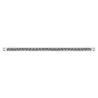 Mexen Line CL11 Plattenheizkörper 300 x 1800 mm, seitlicher Anschluss, 819 W, weiß - W411L-030-180-00