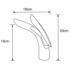 Mexen Foja washbasin faucet, gold - 746700-50