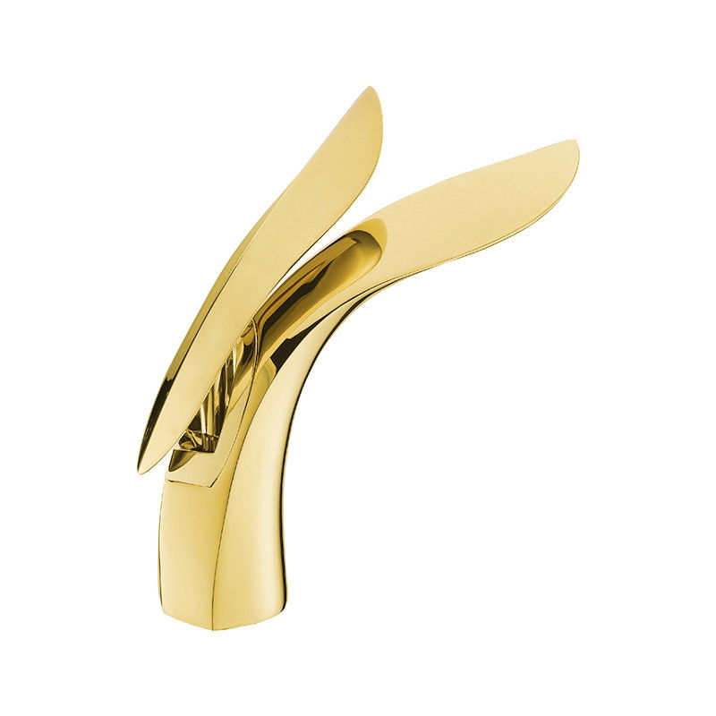 Mexen Foja grifo de lavabo, dorado - 746700-50
