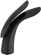 Mexen Foja grifo de lavabo, negro - 746700-70