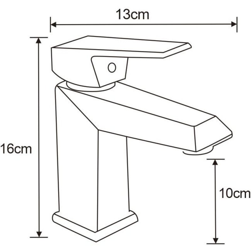 Mexen Zila black washbasin faucet - 746800-70