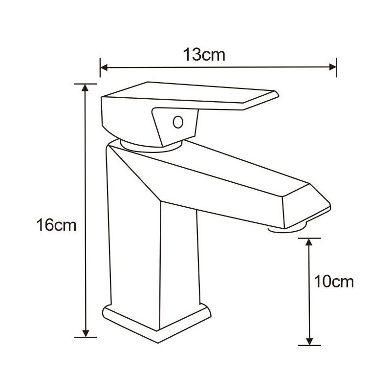 Mexen Zila robinet de lavabo, noir - 746800-70