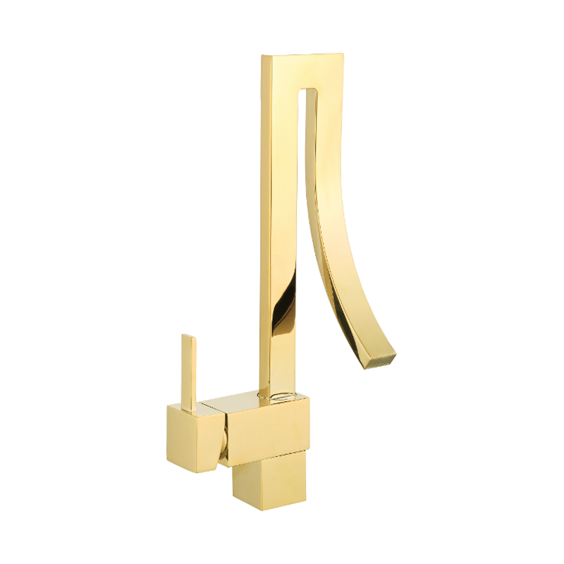 Mexen Elbrus grifo de lavabo, dorado - 747100-50