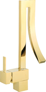 Mexen Elbrus hoge wastafelkraan, goud - 747100-50