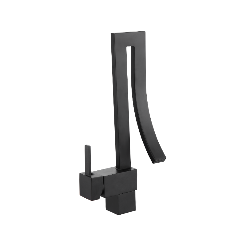 Mexen Elbrus grifo de lavabo, negro - 747100-70