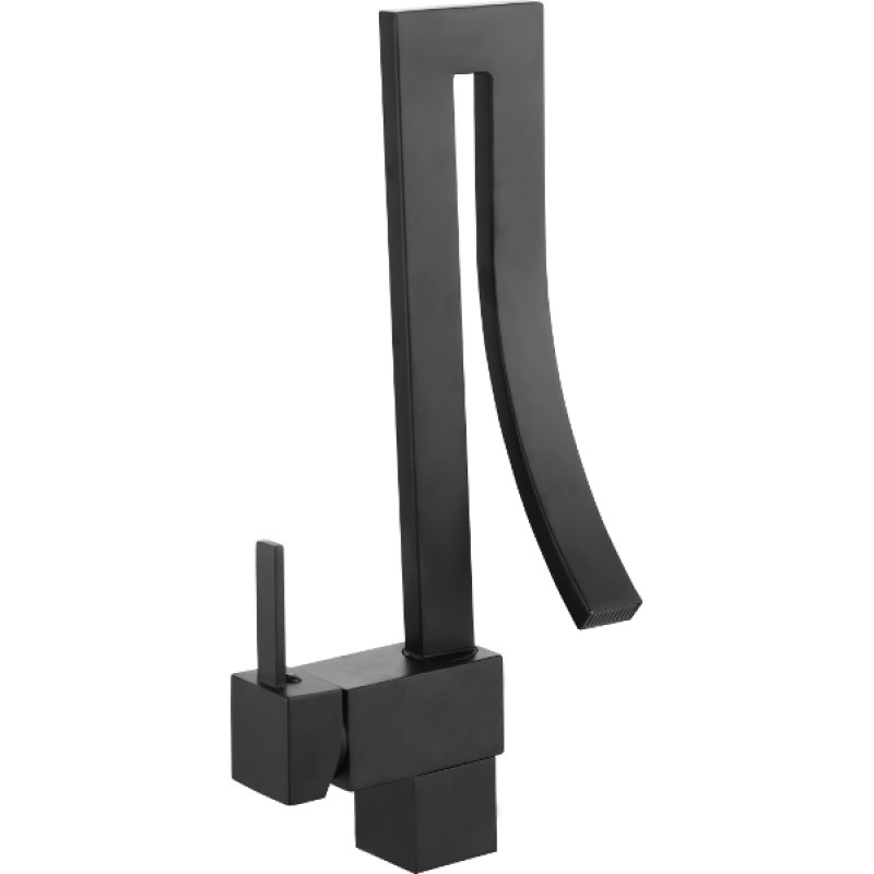 Mexen Elbrus rubinetto lavabo alto, nero - 747100-70