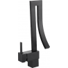 Mexen Elbrus grifo de lavabo, negro - 747100-70