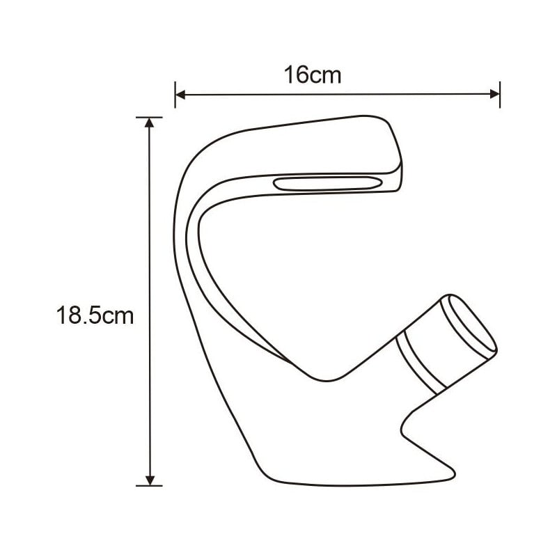Mexen Cardo grifo de lavabo, dorado - 747200-50