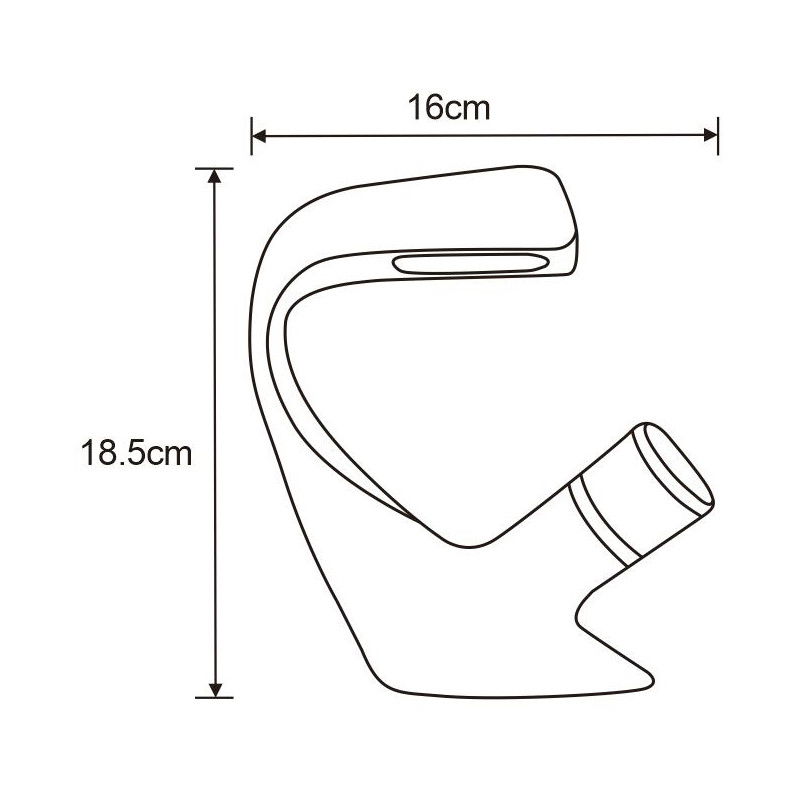 Mexen Cardo robinet de lavabo, noir - 747200-70