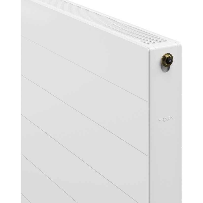 Mexen CVL21 Line plaatradiator 600 x 400 mm, onderste aansluiting, 484 W, wit - W621L-060-040-00