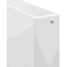 Mexen Line CL33 Heizkörper flach 500 x 600 mm, seitliche Anbringung, 1140 W, weiß - W433L-050-060-00