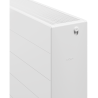 Mexen Line CL33 Plattenheizkörper 600 x 500 mm, seitlicher Anschluss, 1100 W, weiß - W433L-060-050-00