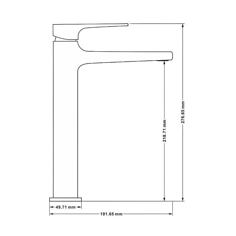 Mexen Lynx high basin tap, gold - 745910-50