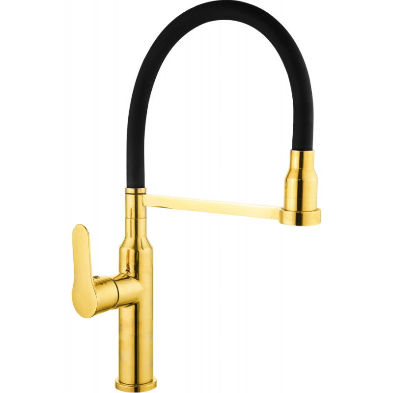 Mexen Edna köksblandare, guld/svart - 672900-57