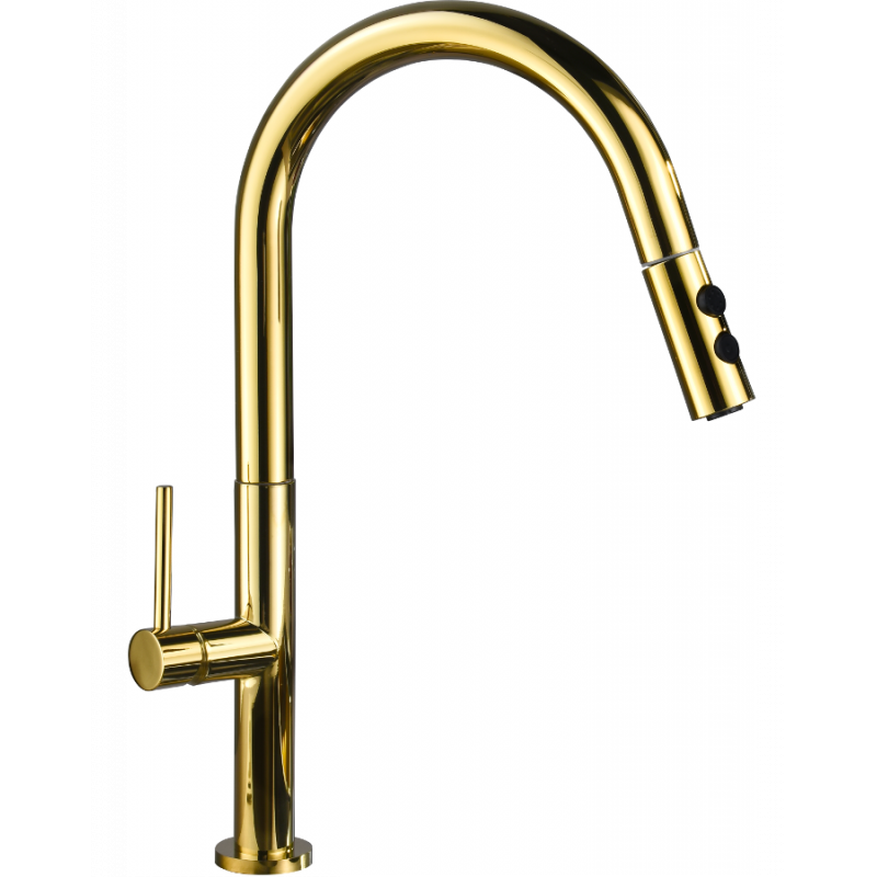 Mexen Ava Küchenarmatur, Gold - 672800-50