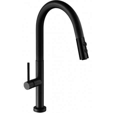 Mexen Ava grifo de cocina, negro - 672800-70