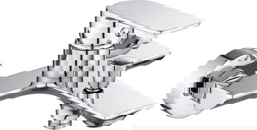 Mexen Alfa μπανιέρα μπαταρίας, χρώμιο - 745730-00