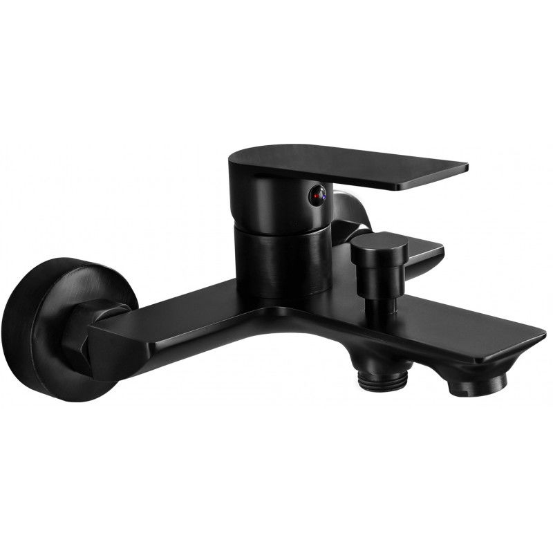 Mexen Alfa grifo de bañera, negro - 745730-70