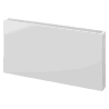 Mexen Flat CF22 Plattenheizkörper 600 x 800 mm, seitlicher Anschluss, 1266 W, weiß - W422F-060-080-00