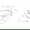 Mexen Asis Seifenschale, gold - 7017639-50